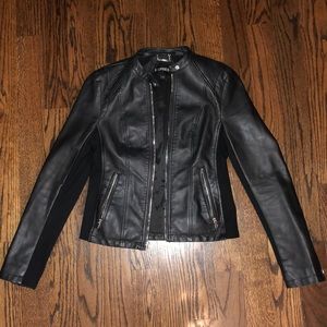Express leather jacket size small